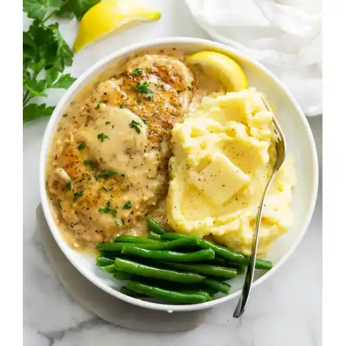 Chicken in White Wine Sauce