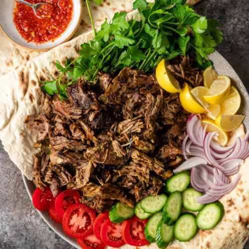 Lamb Sharma Platter with Salad or chips