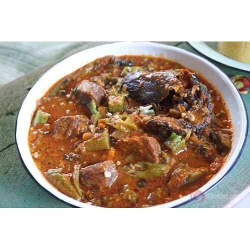 Gombo Stew with Beef (West african dish)