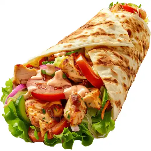Chicken Shwarma Platter with Salad or chips