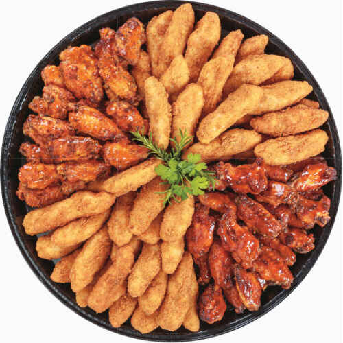 Chicken Wings Platter with Salad 0r chips
